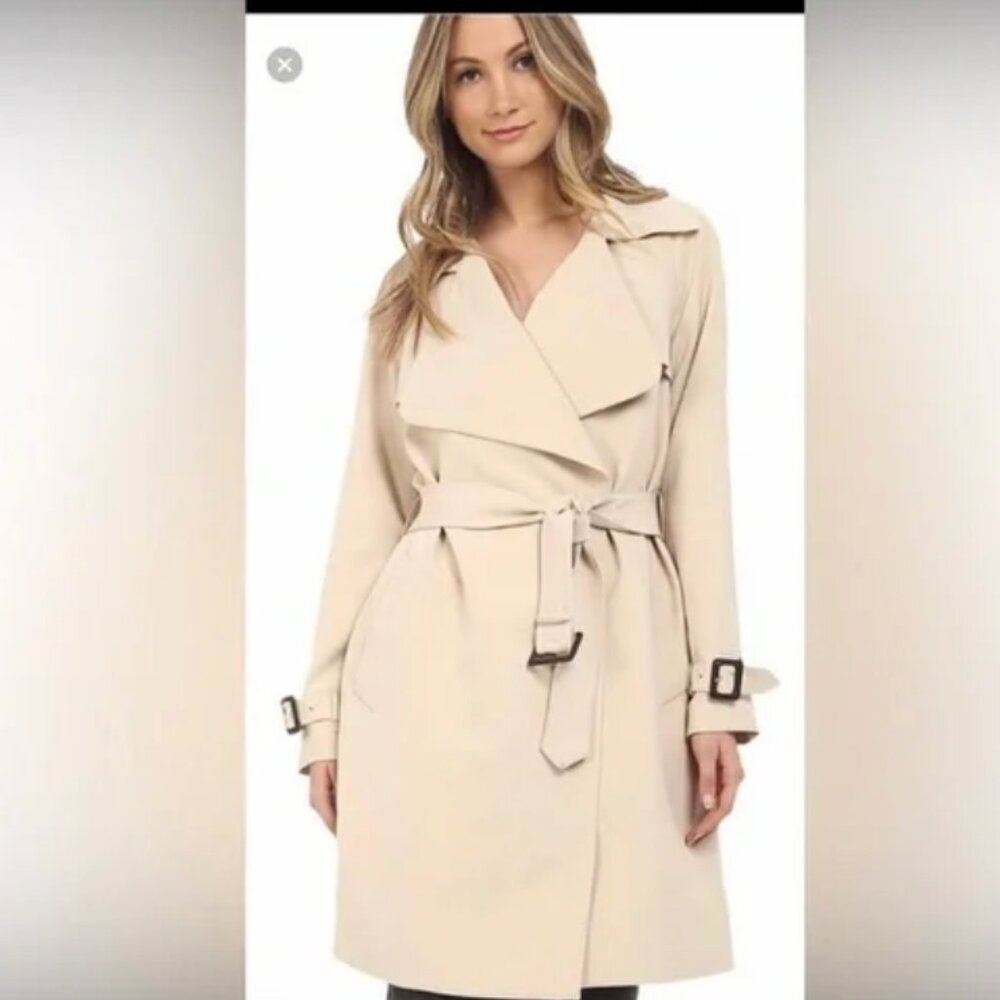 Diane Von Furstenberg Beige Trench Coat